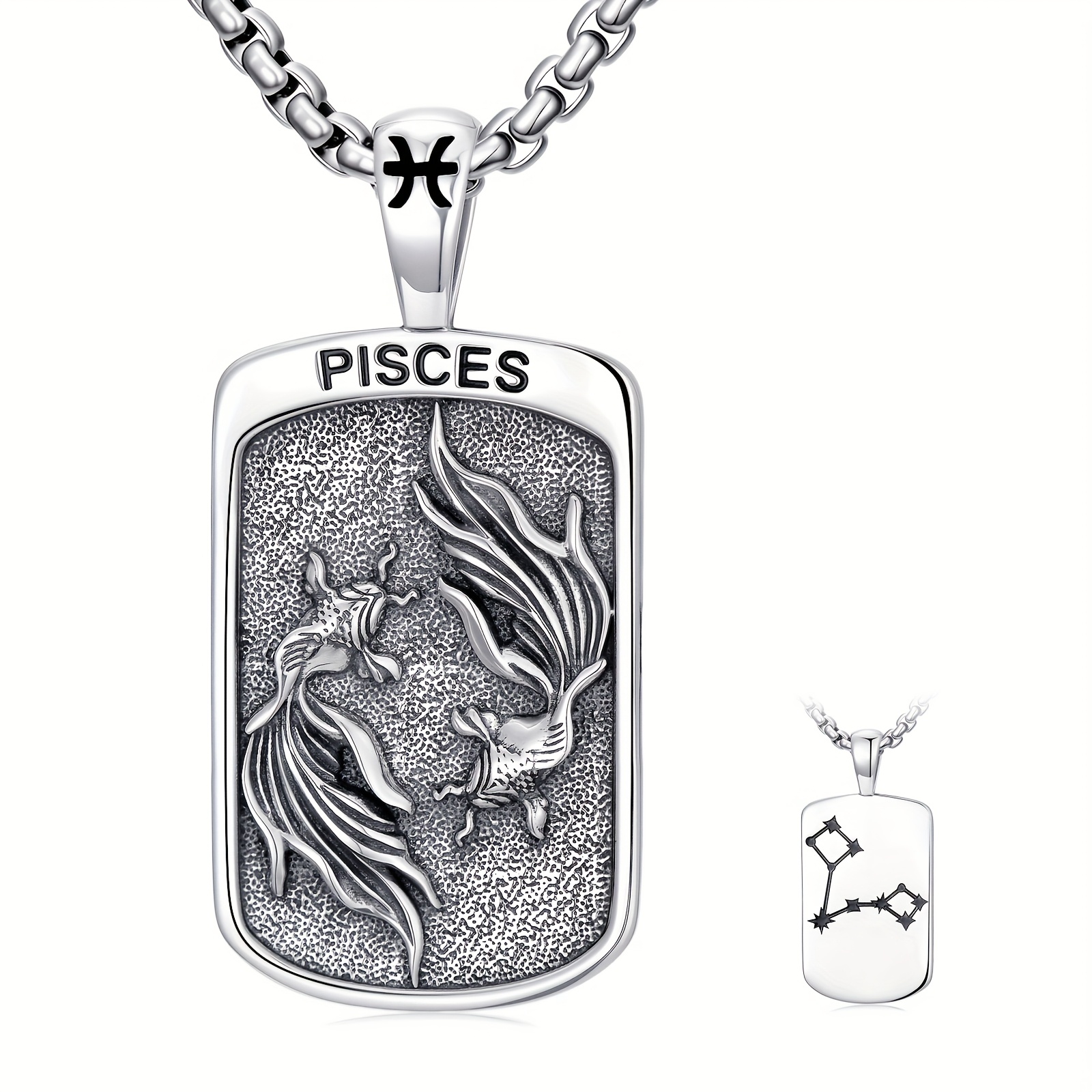 Women's 925 Sterling Silver Zodiac Constellation Necklace